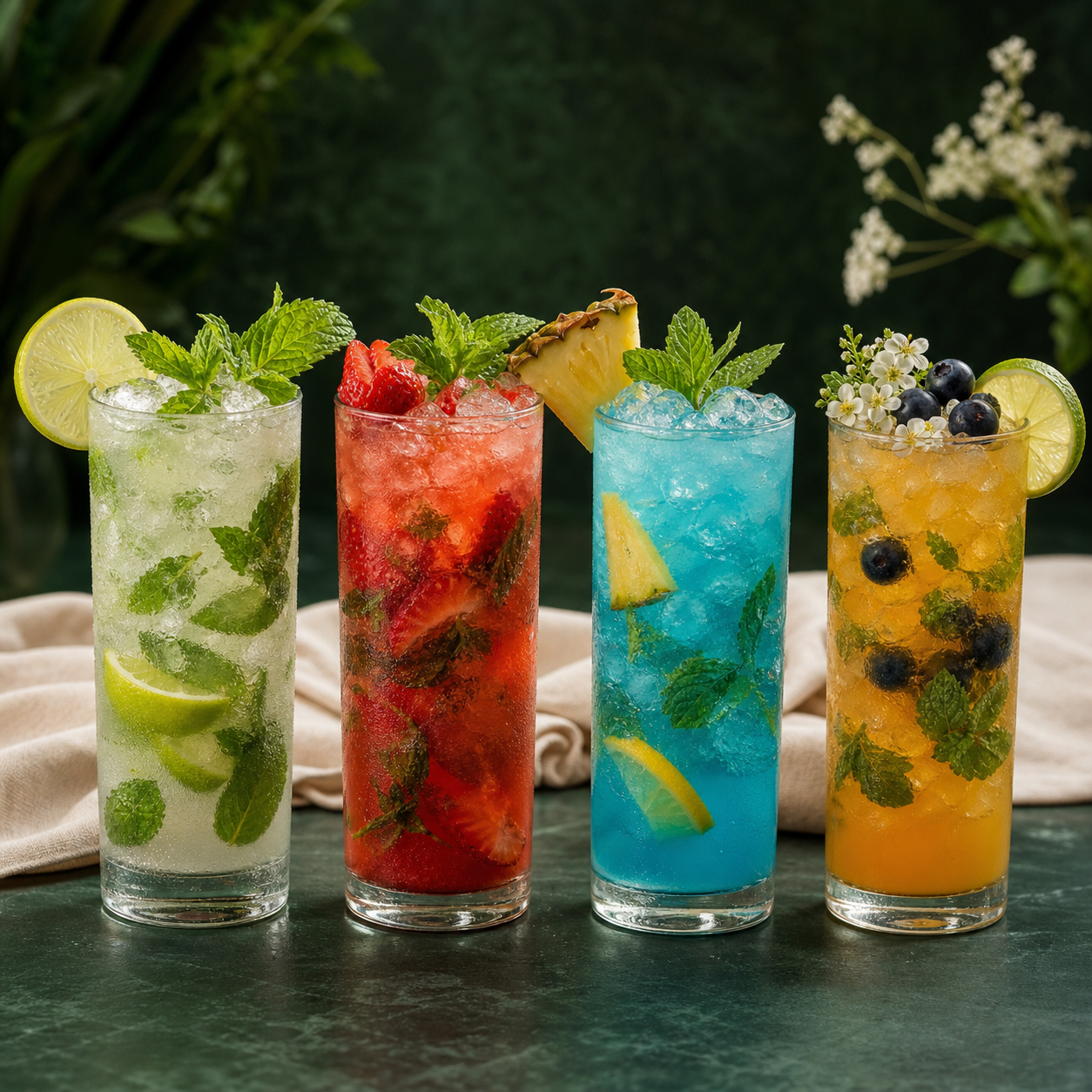Sélection de mojitos imaginée pour The_2Chefs